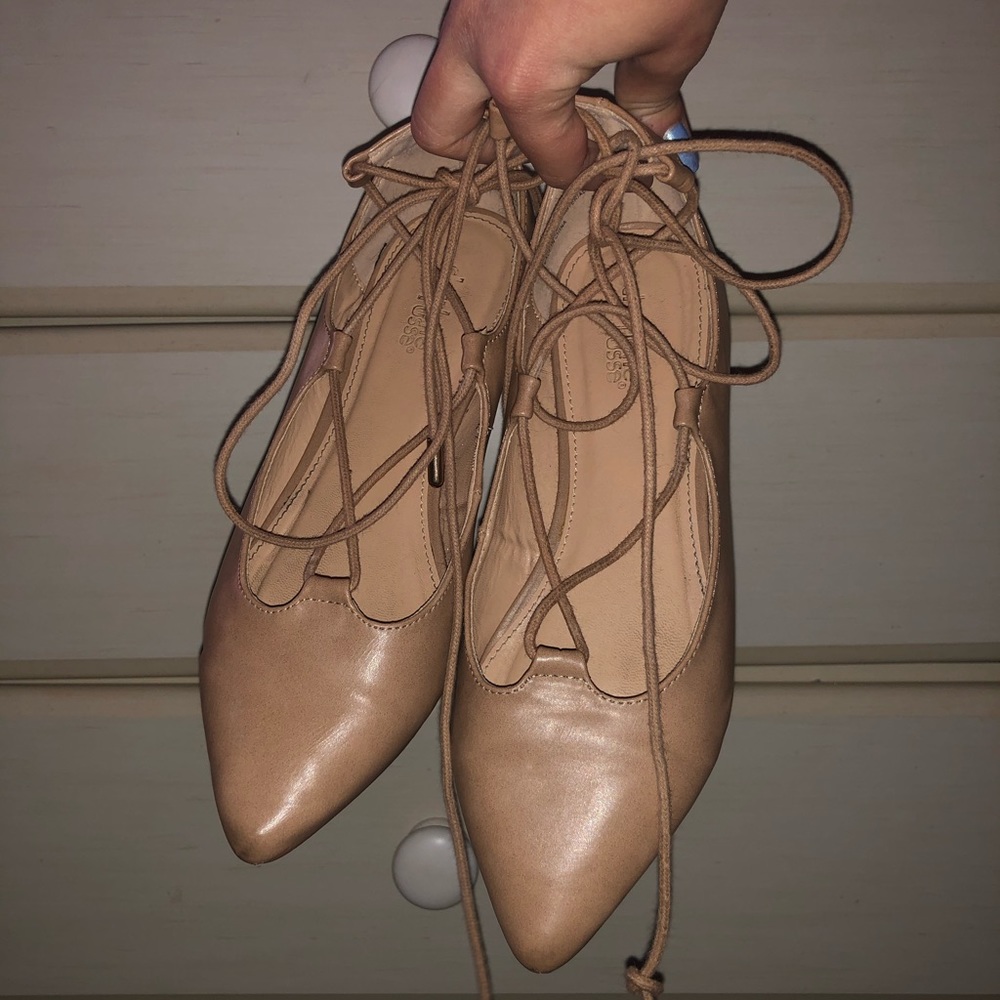 Charlotte Russe Tie-up Flats